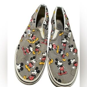 *RARE FIND* MICKEY MOUSE SLIP ON VANS